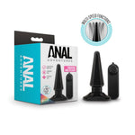 Anal Adventures - Basic Vibrating Anal Pleaser - Black Default Title