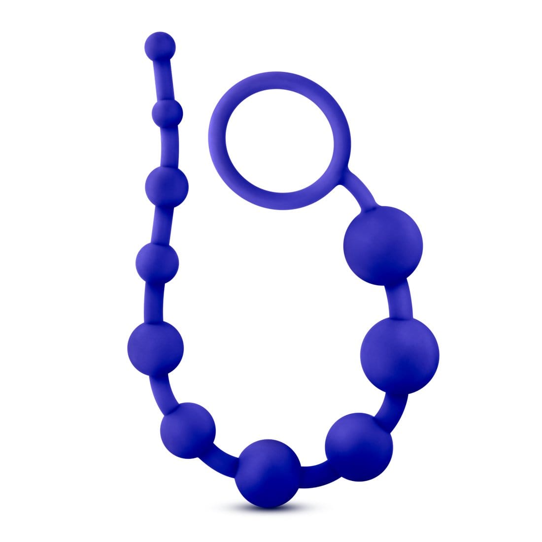 Blush Novelties   luxe silicone 10 beads indigo