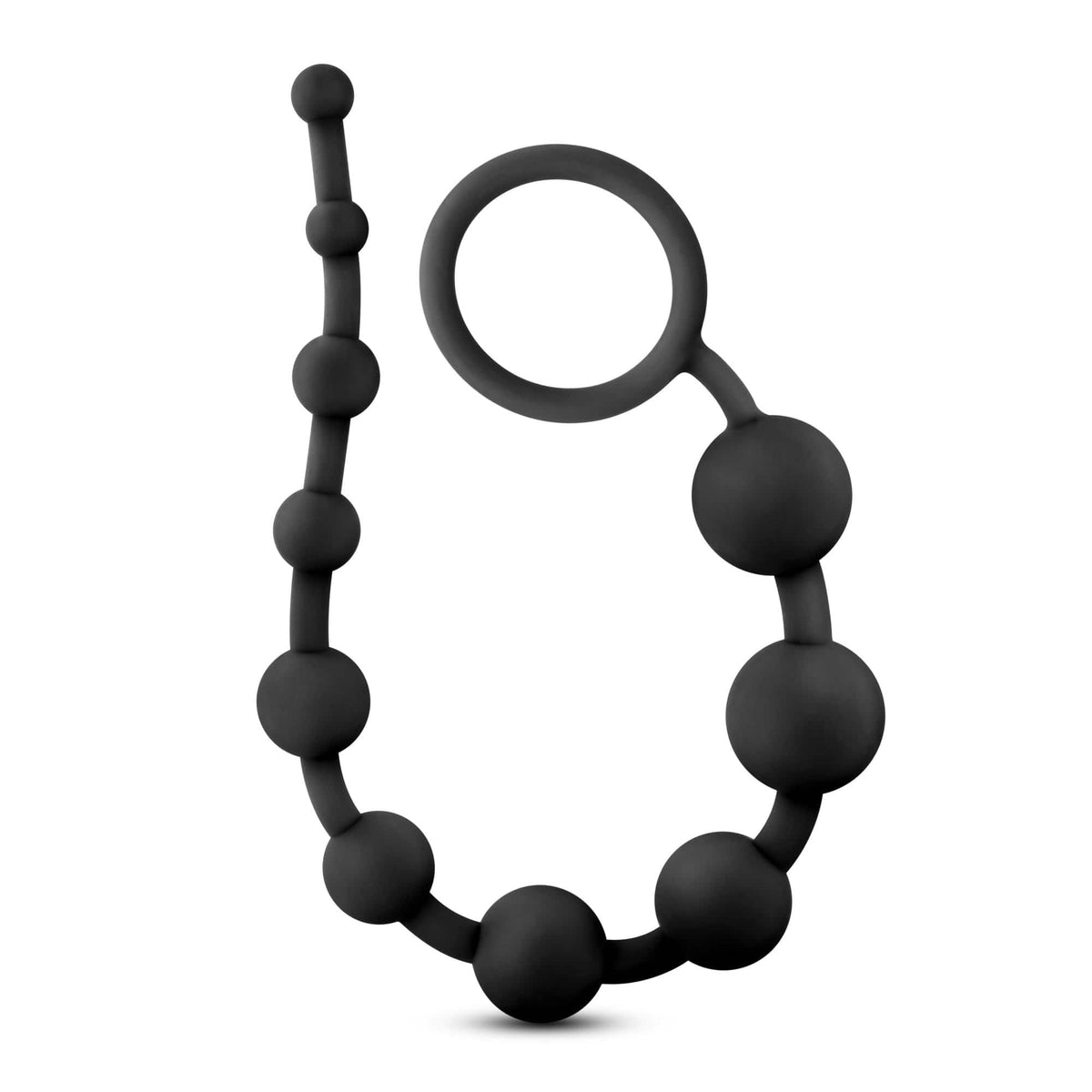 Blush Novelties - performance silicone 10 beads black