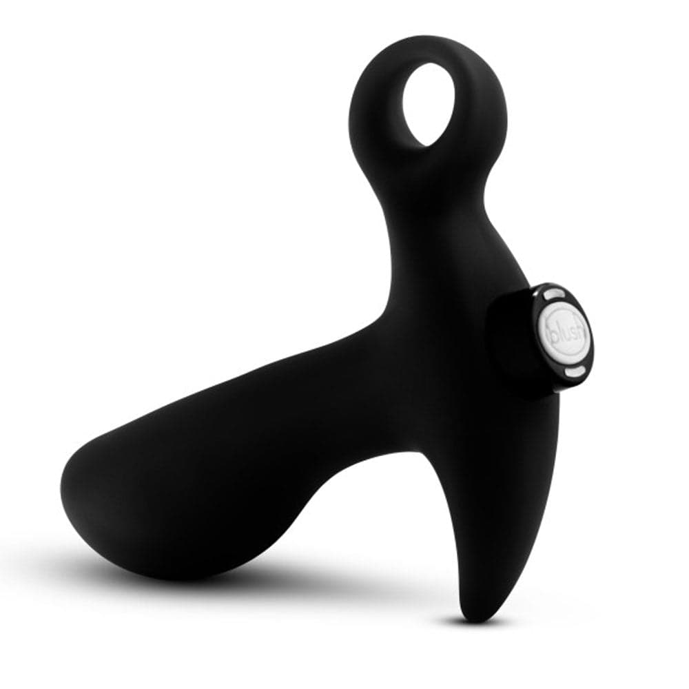 Anal Adventures - Platinum - Silicone Vibrating Prostate Massager 01 - Black