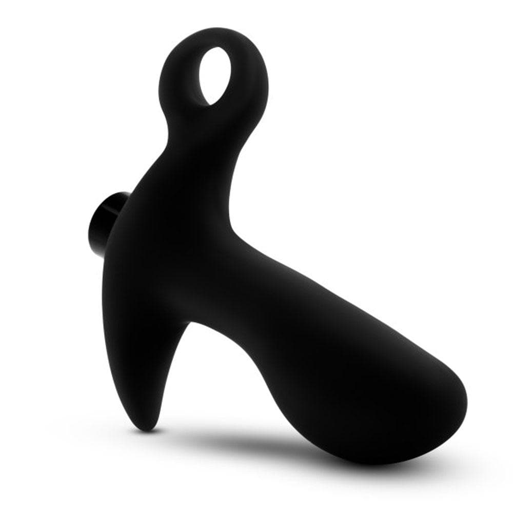 Anal Adventures - Platinum - Silicone Vibrating Prostate Massager 01 - Black