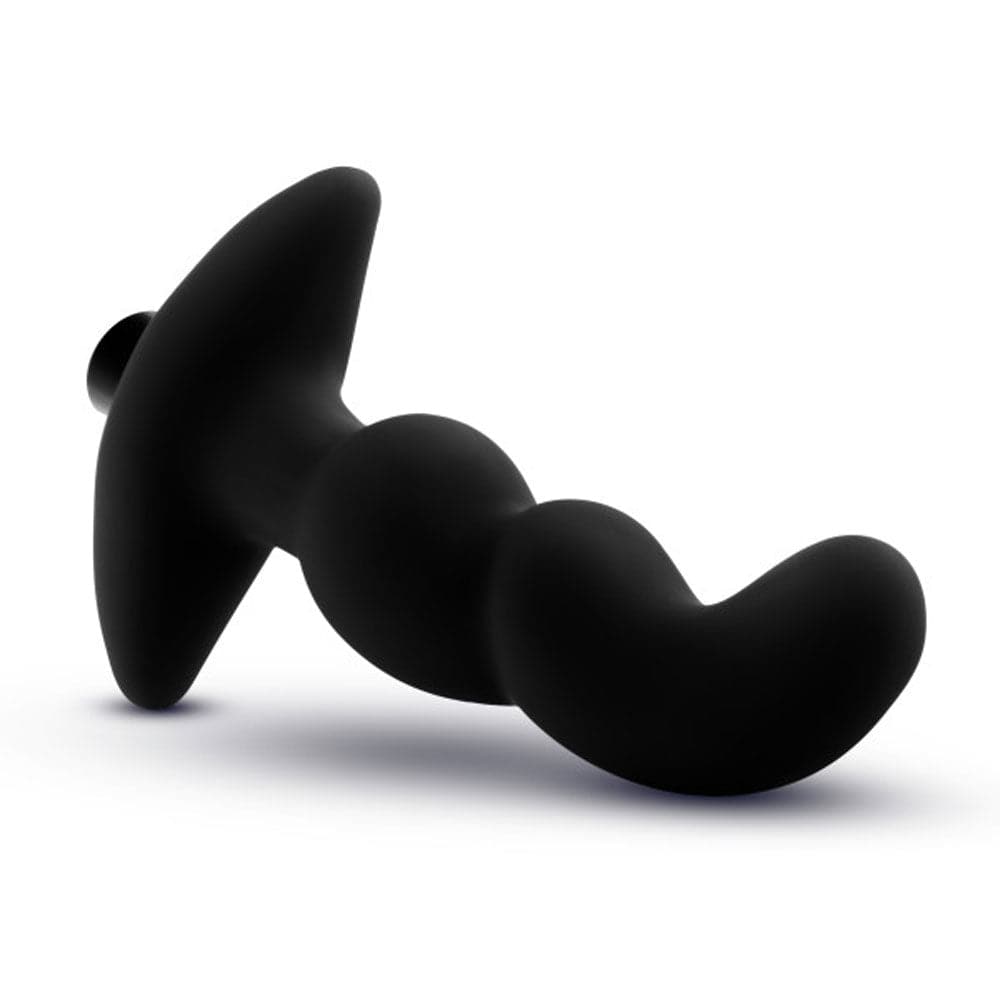 Anal Adventures - Platinum - Silicone Vibrating Prostate Massager 03 - Black