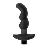 Anal Adventures - Platinum - Silicone Vibrating Prostate Massager 03 - Black