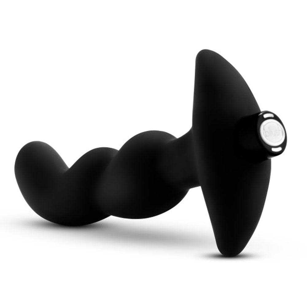 Anal Adventures - Platinum - Silicone Vibrating Prostate Massager 03 - Black