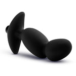 Anal Adventures - Platinum - Silicone Vibrating Prostate Massager 04 -Black