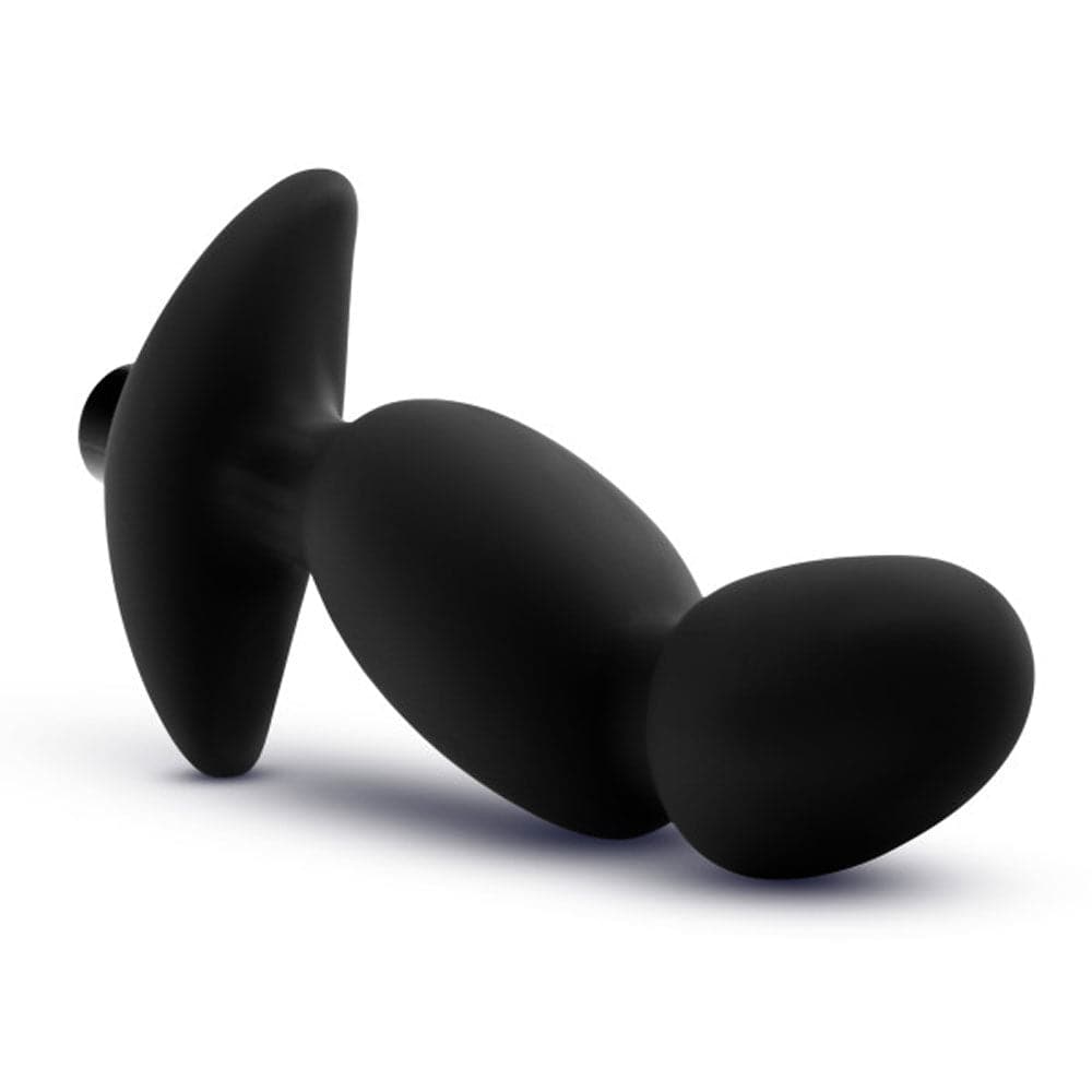 Anal Adventures - Platinum - Silicone Vibrating Prostate Massager 04 -Black