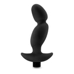 Anal Adventures - Platinum - Silicone Vibrating Prostate Massager 04 -Black