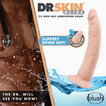Dr. Skin Glide - 7.5 Inch Self Lubricating Dildo - Vanilla Default Title