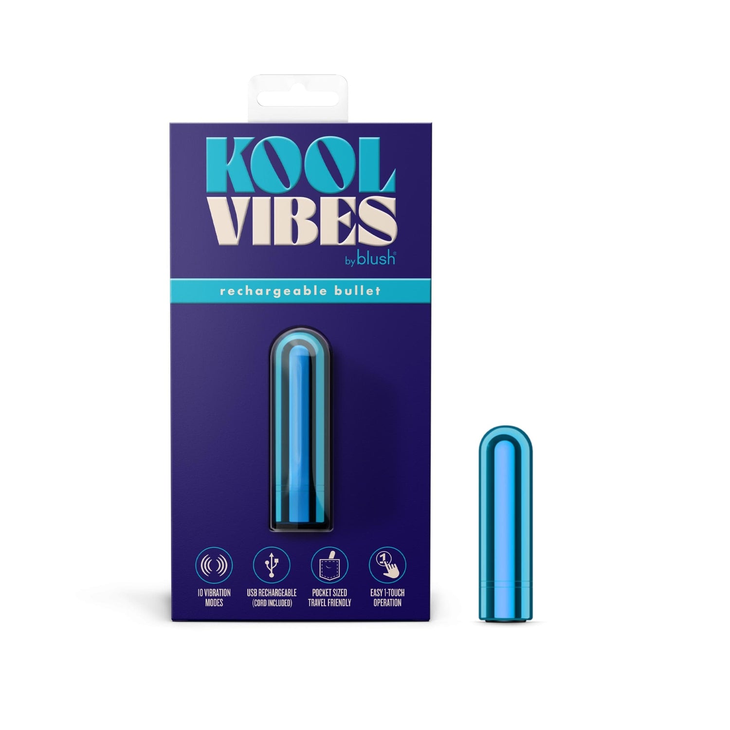 Kool Vibes - Rechargeable Mini Bullet - Blueberry Default Title