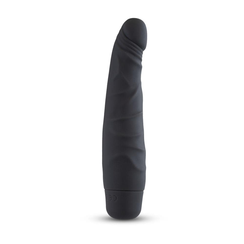 Blush Novelties - silicone willys slim 6 5 inch vibrating dildo black