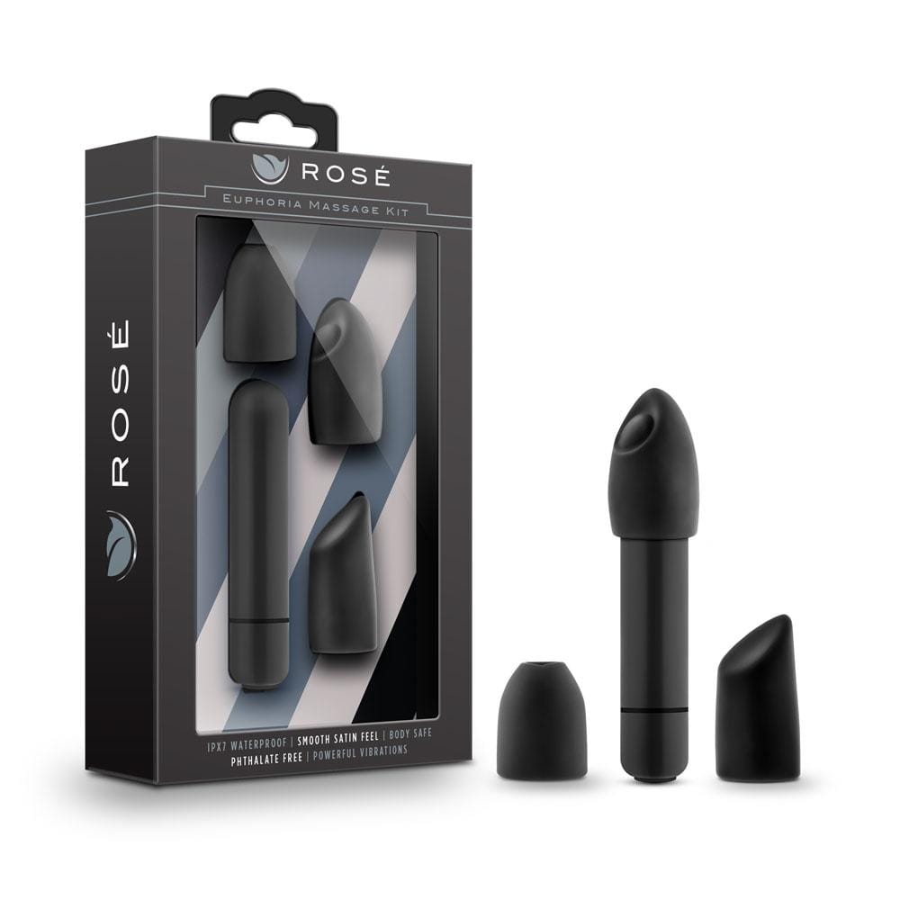 Rose - Euphoria Single Speed Bullet With Tips - Black Default Title