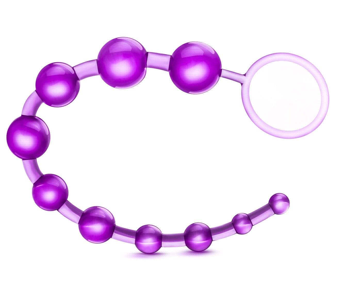 Sassy 10 Anal Beads - Purple Default Title