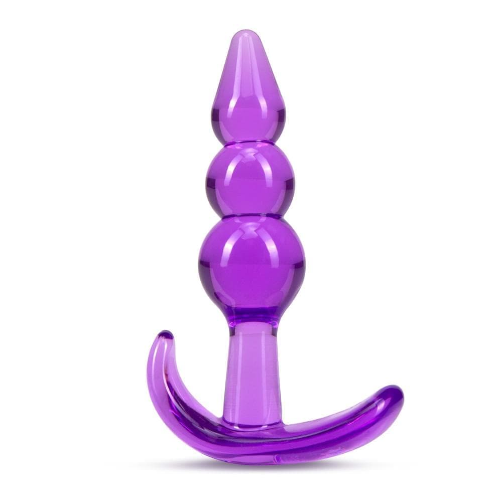 B Yours - Triple Bead Anal Plug - Purple Default Title