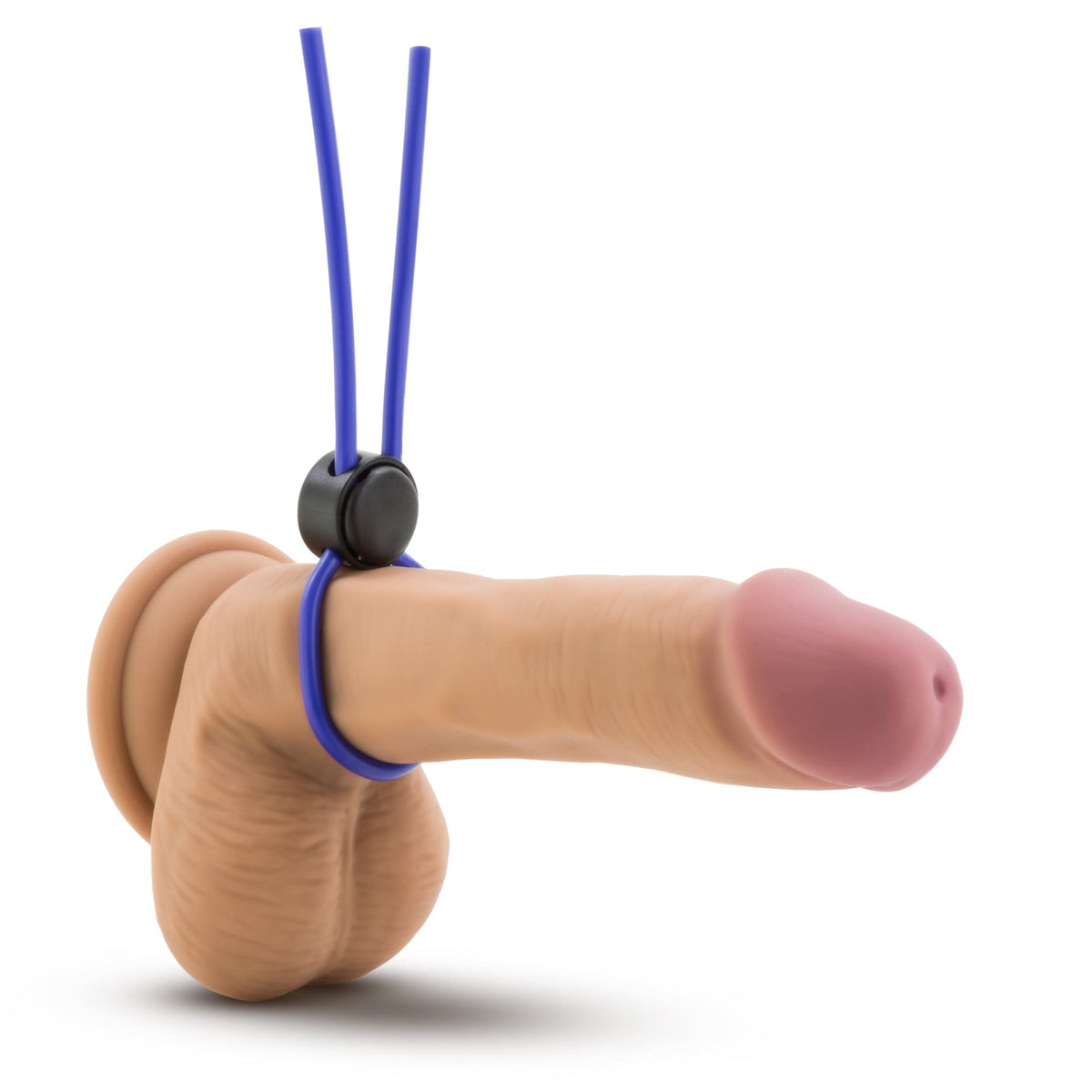 Blush Novelties   stay hard silicone loop cock ring blue