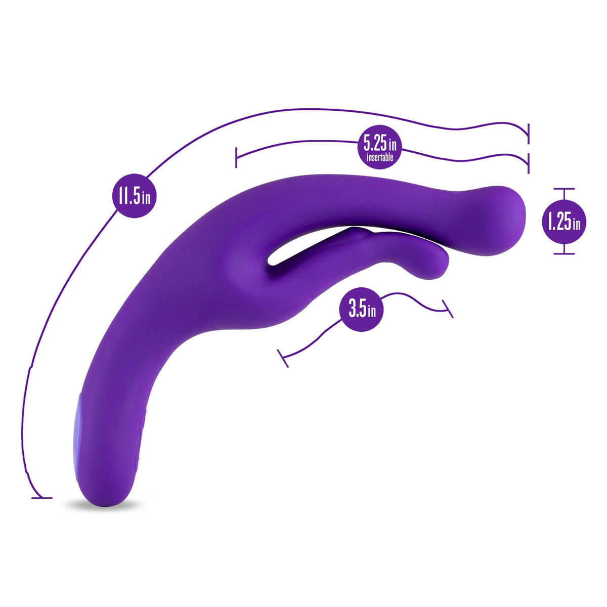 wellness g wave vibrator purple