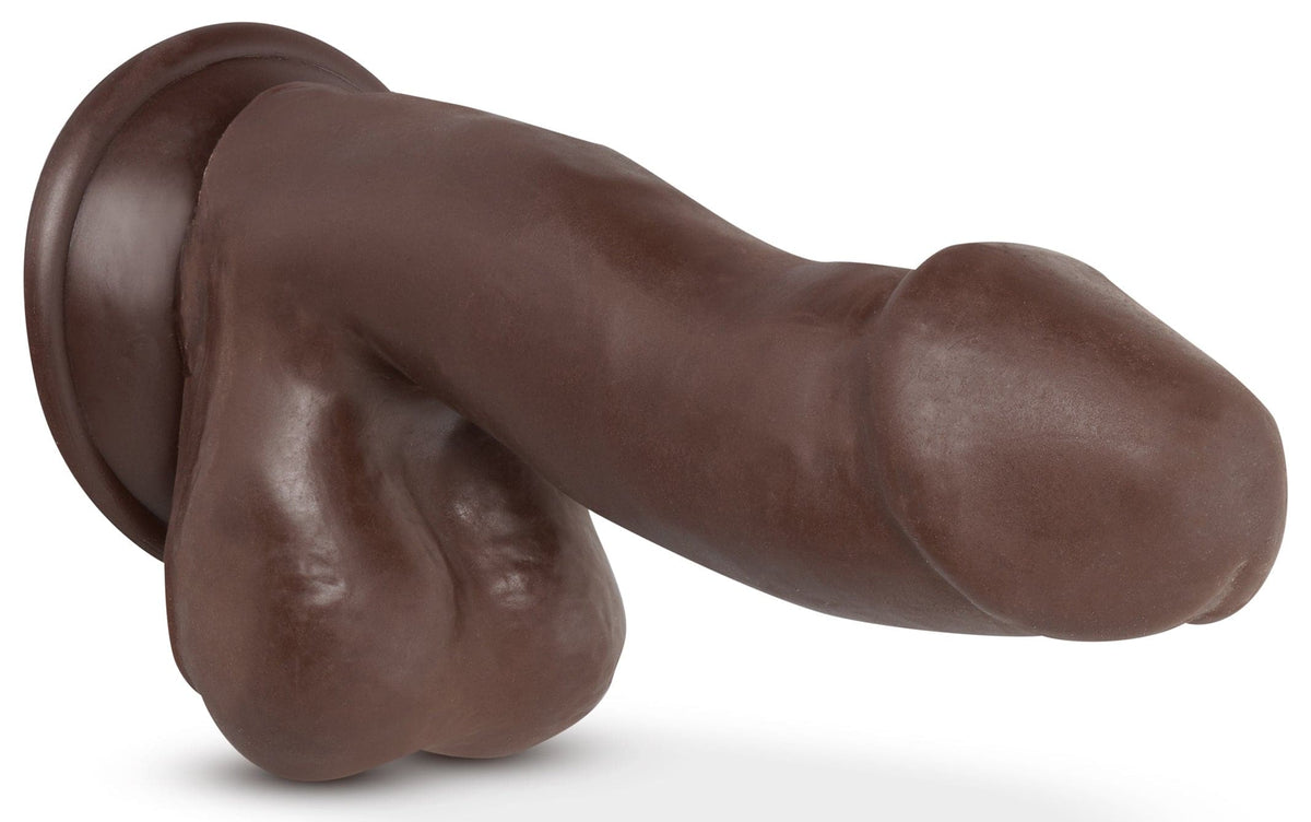 au naturel troy 6 inch dildo chocolate