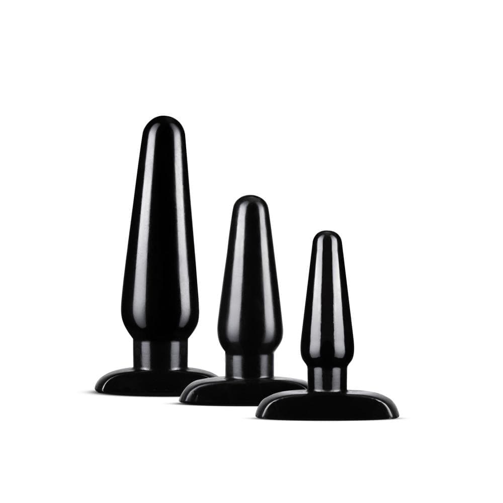 Anal Adventures - Basic Plug Kit - Black Default Title
