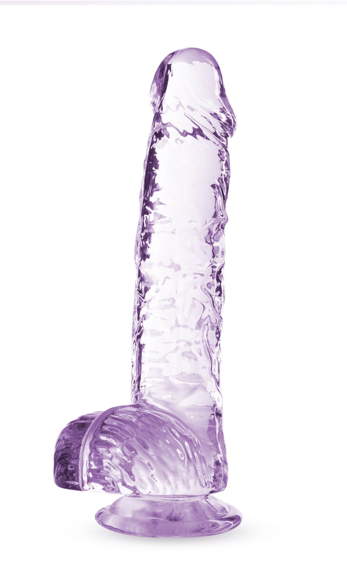 naturally yours 6 inch crystalline dildo amethyst