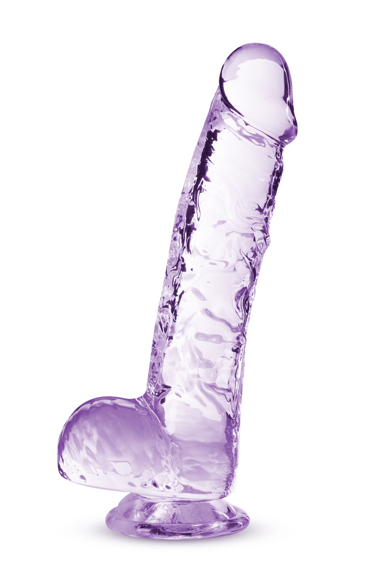 naturally yours 6 inch crystalline dildo amethyst