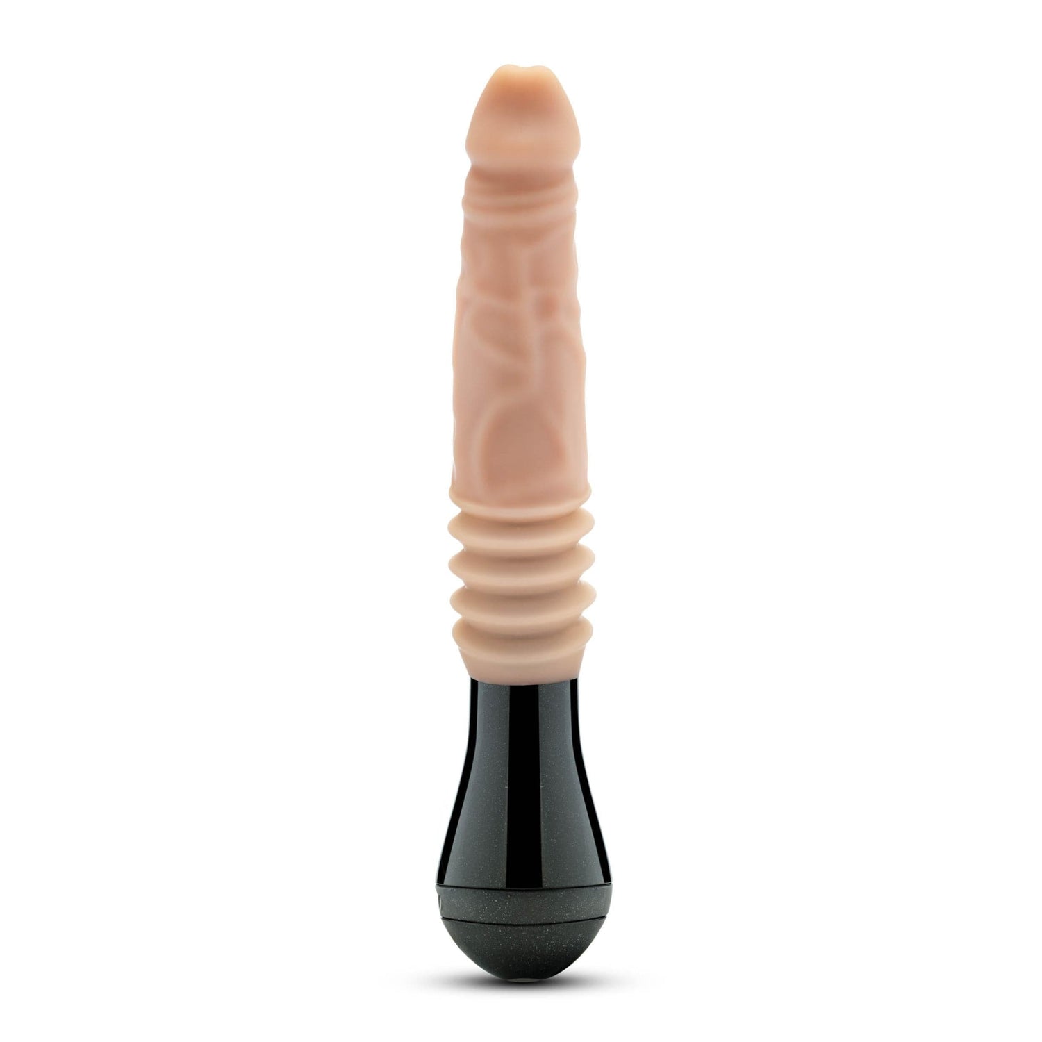 Dr. Skin Silicone - Dr. Knight - Thrusting Gyrating Vibrating Dildo - Beige Default Title
