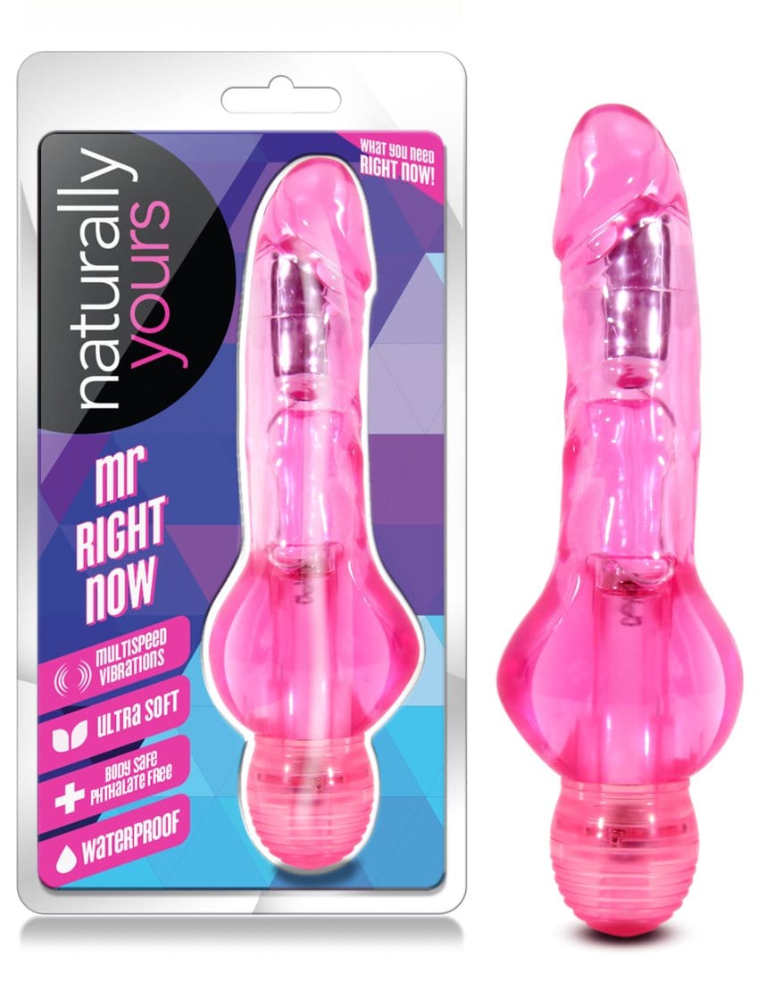 Blush Novelties   naturally yours mr right now pink