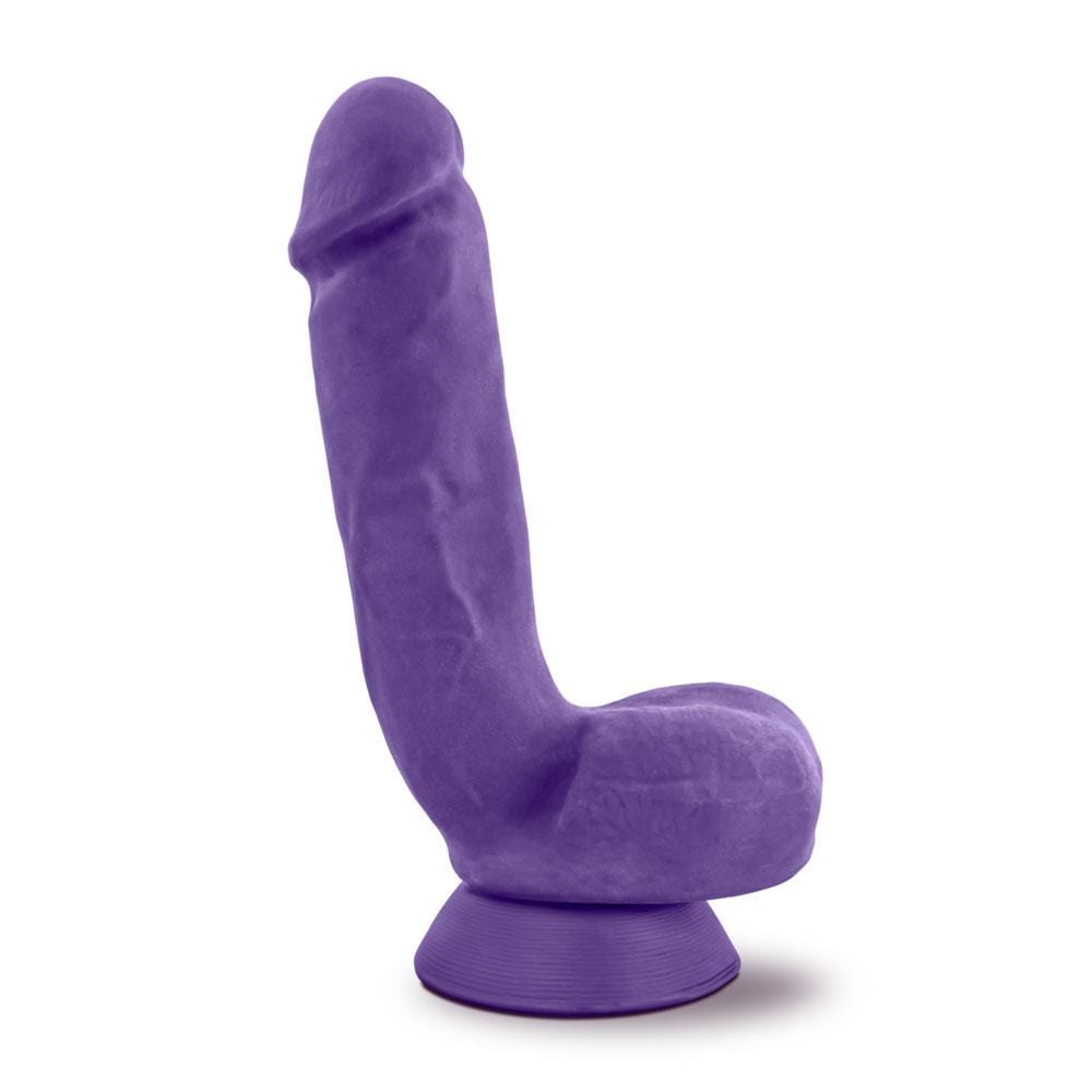 Blush Novelties   au natural bold pound 8 5 inch dildo purple