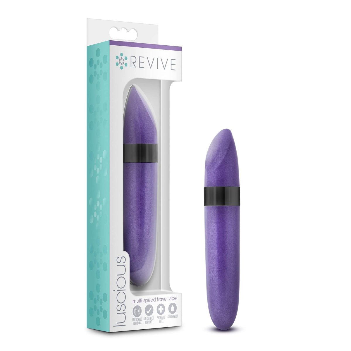 Blush Novelties - revive luscious multispeed travel vibe electric violet