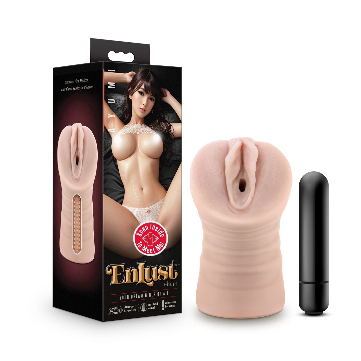 Enlust - Ayumi - Vibrating Stroker - Beige Default Title