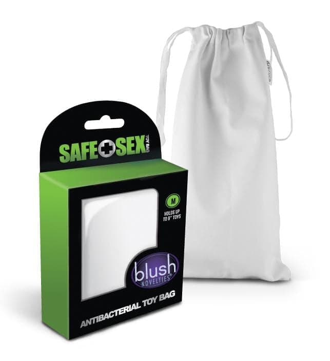 Blush Novelties   safe sex antibacterial toy bag medium each