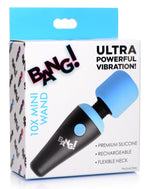 10x Vibrating Mini Silicone Wand - Blue Default Title