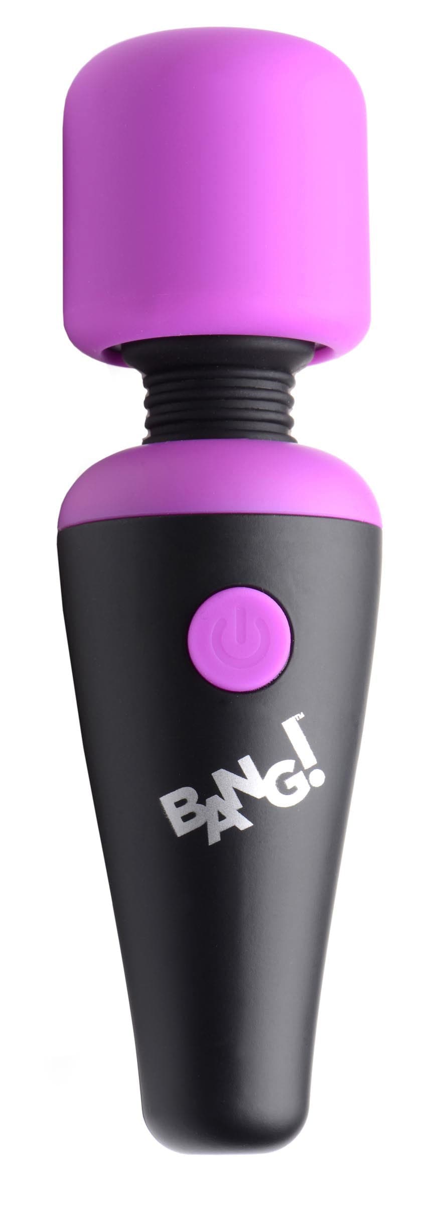 bang 10x vibrating mini silicone wand purple