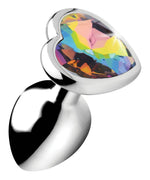 Rainbow Prism Heart Anal Plug - Small Default Title