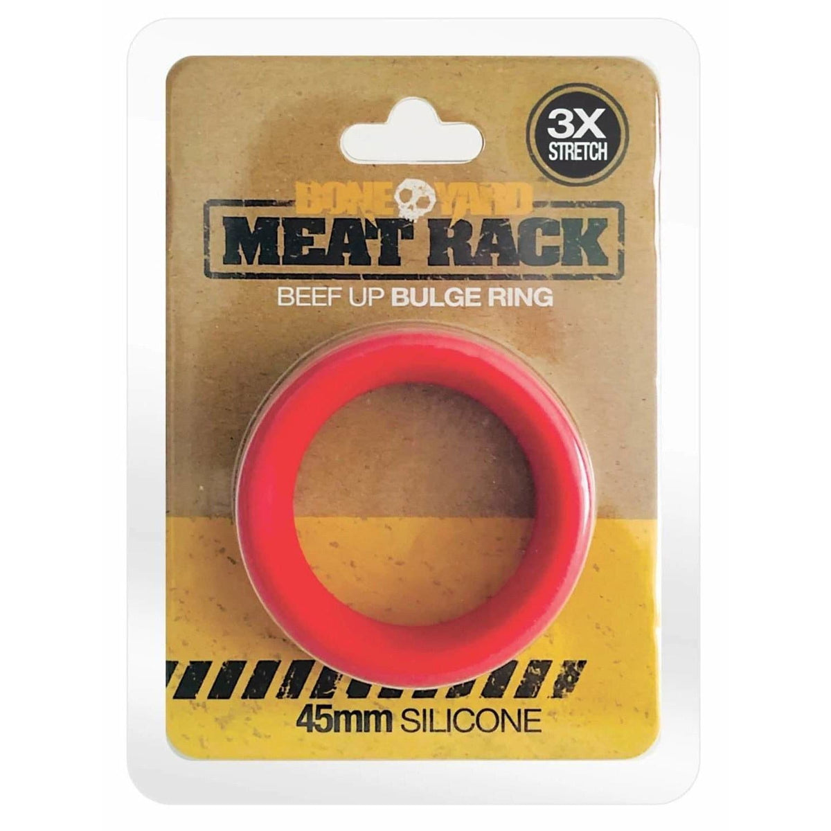 meat rack cock ring red