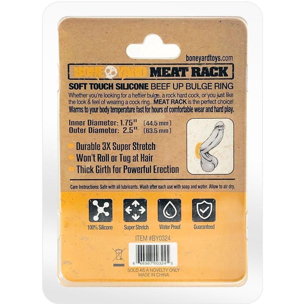 meat rack cock ring yellow