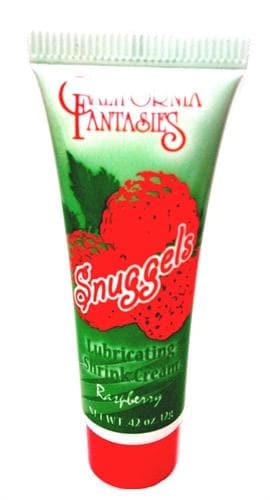 snuggels lubricating shrink cream raspberry 0 42 oz tube each