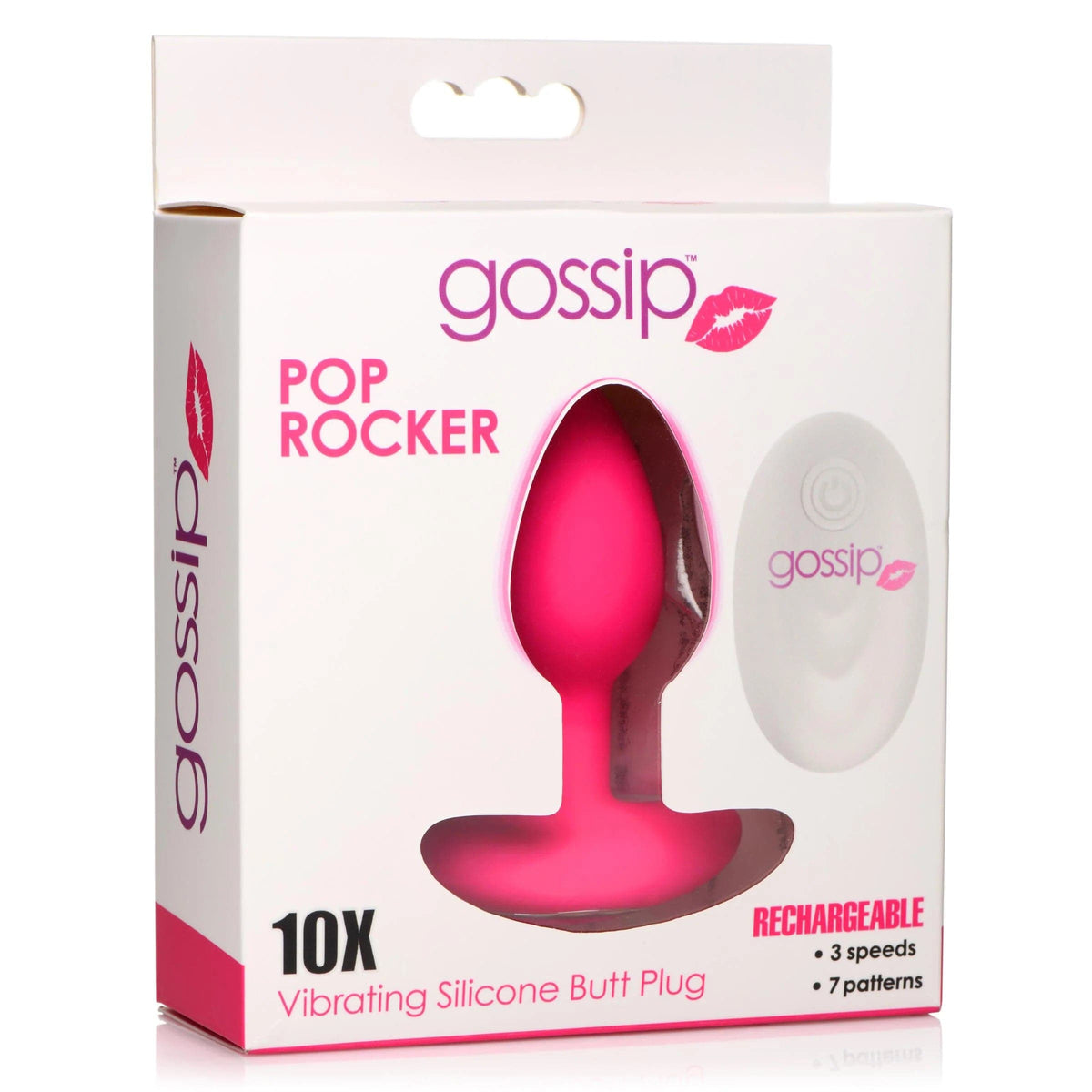 Gossip Pop Rocker 10x Plug Vibrador de Silicona - Magenta