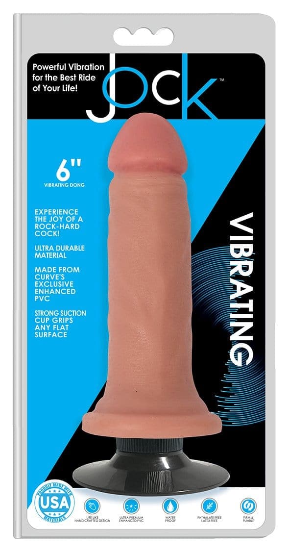 jock 6 inch vibrating dong no balls