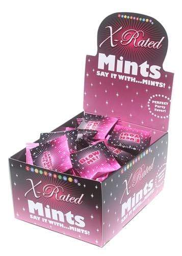 x rated mints 100 piece p o p display 3 1g bags
