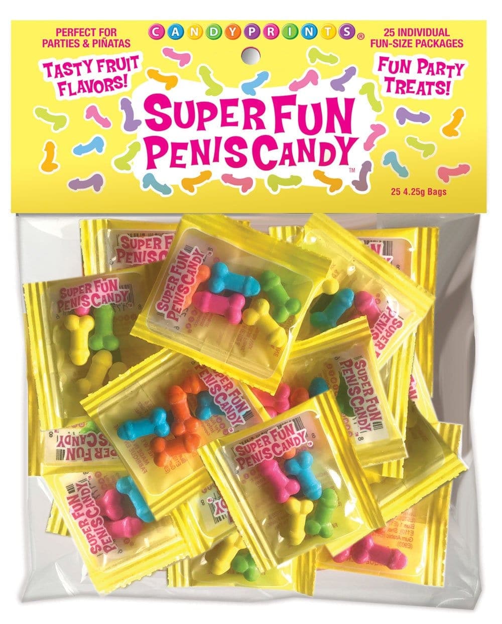 super fun penis candy 25 individual fun size packages