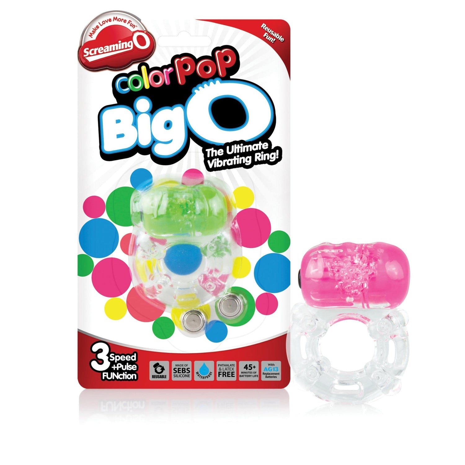Screaming O Colorpop Big O - 6 Count Box - Assorted Colors Default Title