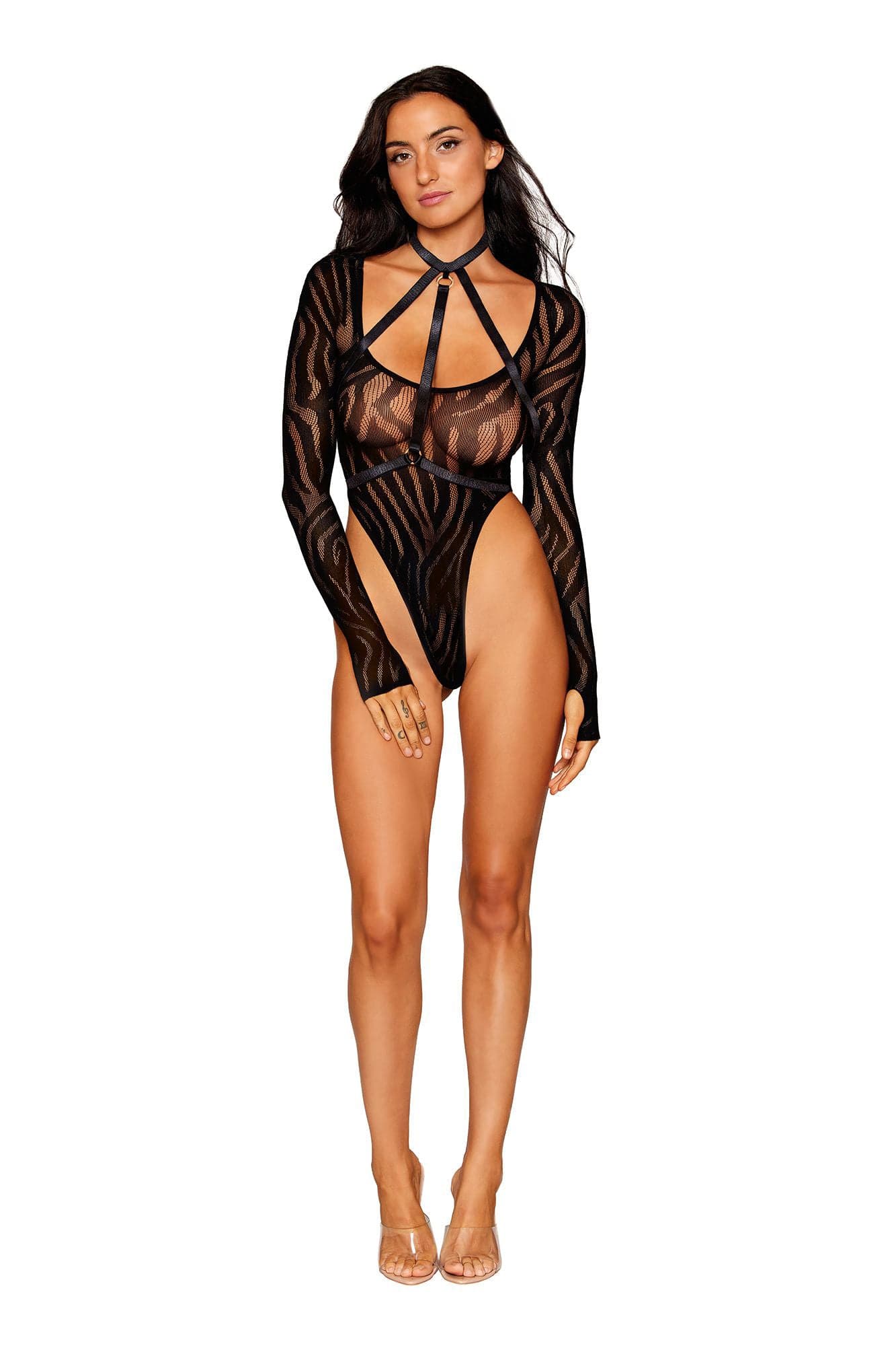 Teddy and Harness - One Size - Black Default Title