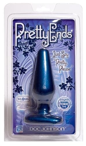 Pretty Ends Iridescent Butt Plugs - Medium - Midnight Blue Default Title