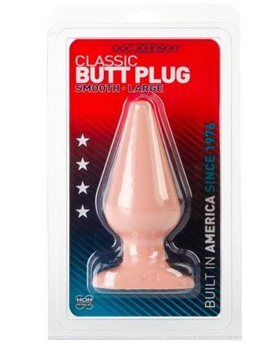 Classic Butt Plug Smooth - Large - White Default Title