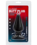 Classic Butt Plug Smooth - Large - Black Default Title