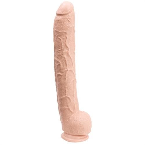 Dick Rambone Cock - 17 Inch - White Default Title