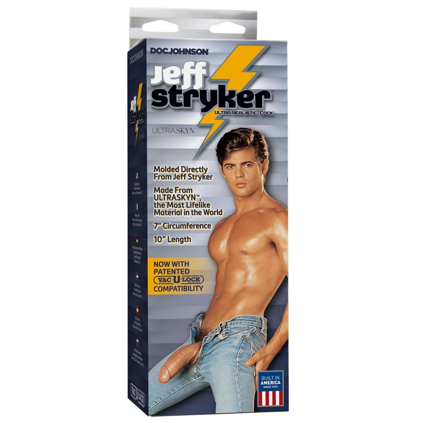 jeff stryker ultraskyn 10 realistic cock with removable vac u lock suction cup