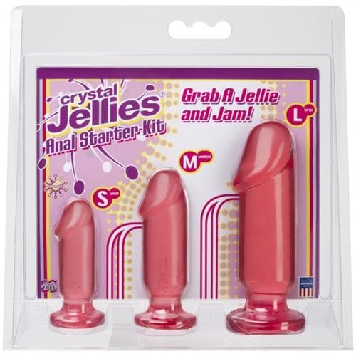 crystal jellies anal starter kit pink