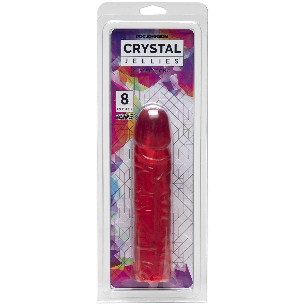 crystal jellies classic 8 inch pink
