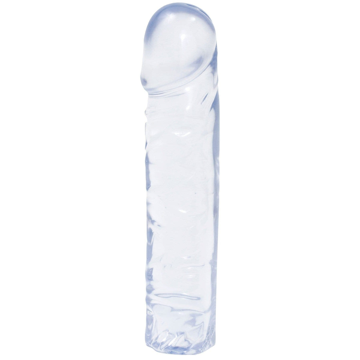 crystal jellies classic dong 8 inch clear