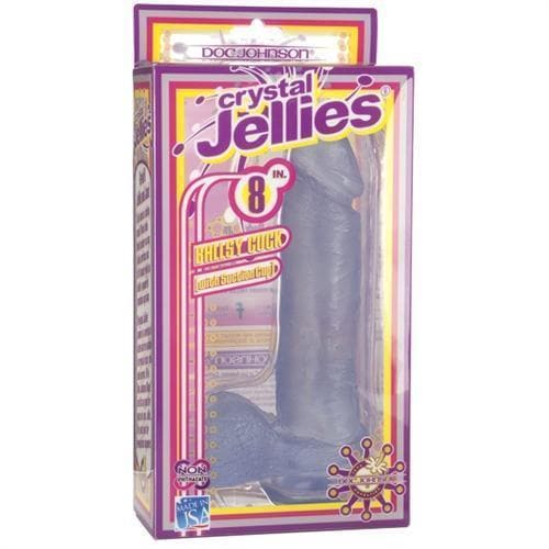 Crystal Jellies 8 Inch Ballsy With Suction Cup - Clear Default Title